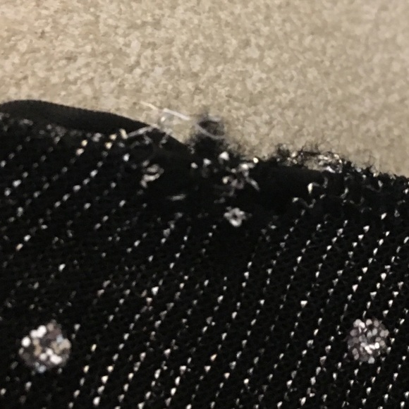 Vintage Black Strapless Shimmer Gown Maxi … - Picture 8 of 10
